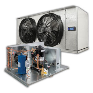 High V Profile Reach-In Cooler Evaporator Blower 1,300 BTU 240 CFM 220V 